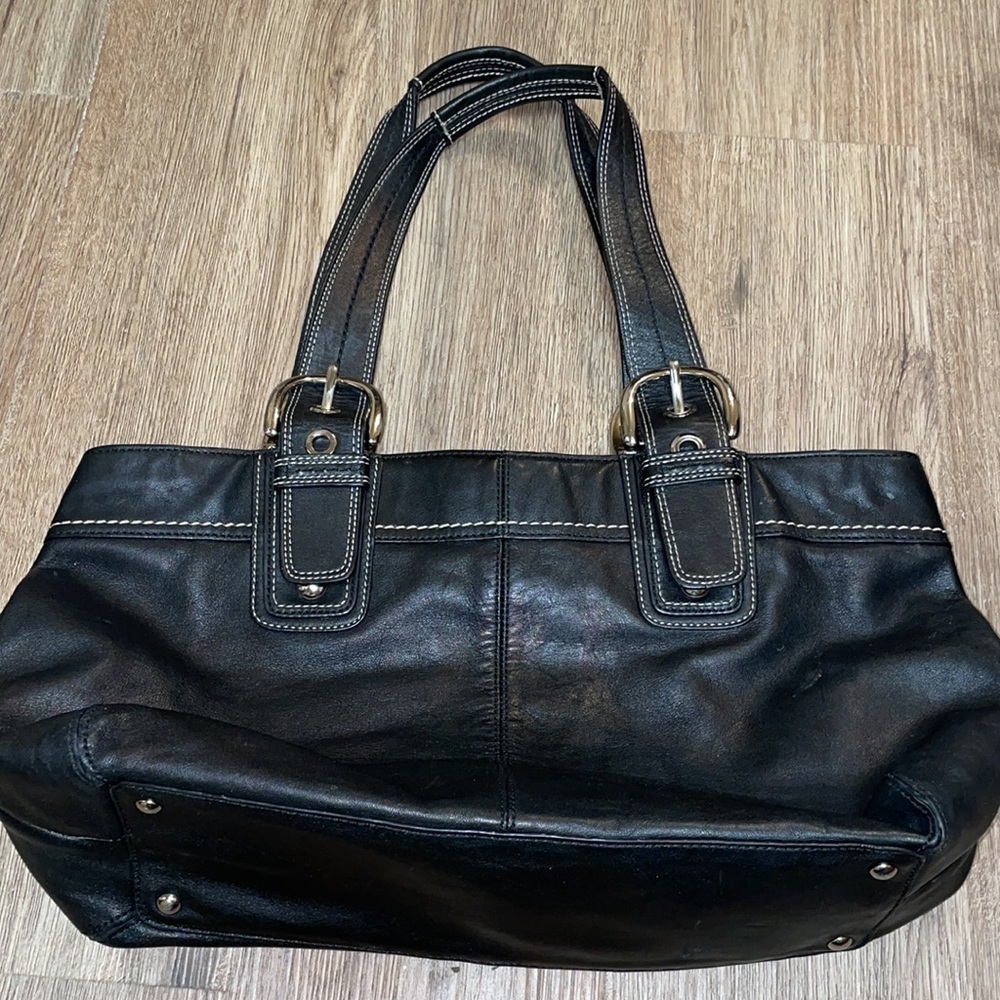 Coach leather tote bag - Picture 2 of 5